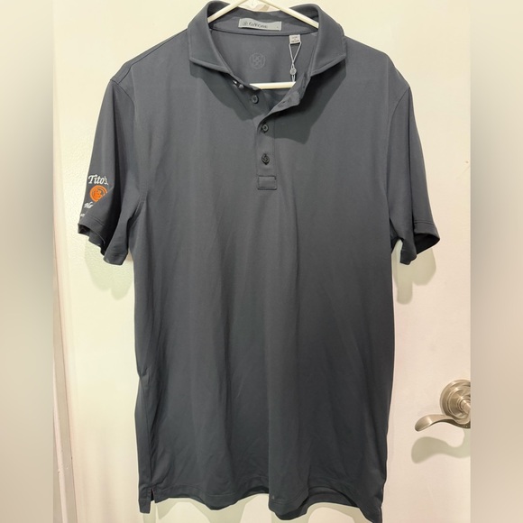 G/FORE | Shirts | Gfore Black Polo Shirt With Titos Logo | Poshmark